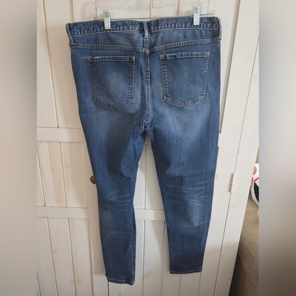 Mossino Womens 12 Skinny Boyfriend Blue Jeans - Picture 10 of 10